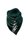 Générique Châle chaud triangle pour femmes Écharpes élégantes Echarpe triangulaire Cape Foulard Écharpe dhiver en triangle É