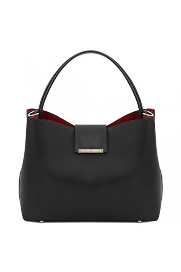 TUSCANY LEATHER Clio Sac secchiello en cuir Noir