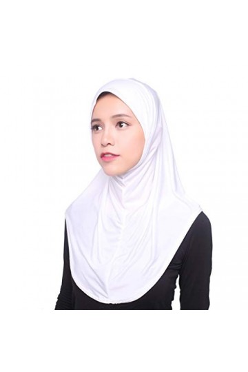 ZHIYU Couverture intérieure du foulard - Hijab islamique musulman - Pour femme - Chapeau islamique complet - Écharpe - Rouge,