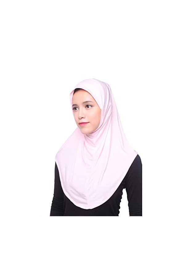 ZHIYU Couverture intérieure du foulard - Hijab islamique musulman - Pour femme - Chapeau islamique complet - Écharpe - Rouge,