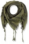 Mil-Tec Mixte Olive/Noir Shemagh Olive Noir, Vert OD / Noir, Taille unique EU