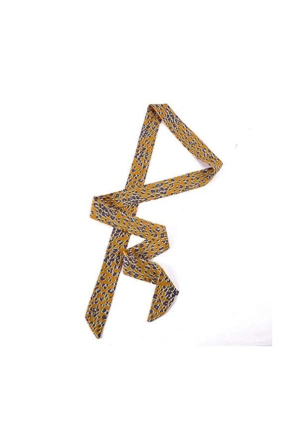 HIDOUYAL Foulard Cravat Imprimé Longue Etroit Chic Elégant 195 * 5cm Couleur 32 