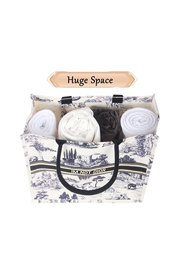 Grand sac de plage en jute-paille-sac de plage en toile de jute réutilisable pour femme, Rayures vertes