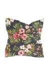 ODAWA Foulard carré en satin pour femme Motif fleurs tropicales 61 cm, Paysage de Paris, taille unique