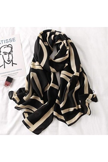 LCUK Marque de Luxe Femmes écharpe en Coton Grands châles Hijab Foulard Conception Impression Dame Plage volé Foulards