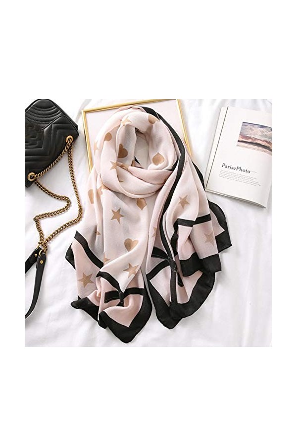 LCUK Marque de Luxe Femmes écharpe en Coton Grands châles Hijab Foulard Conception Impression Dame Plage volé Foulards