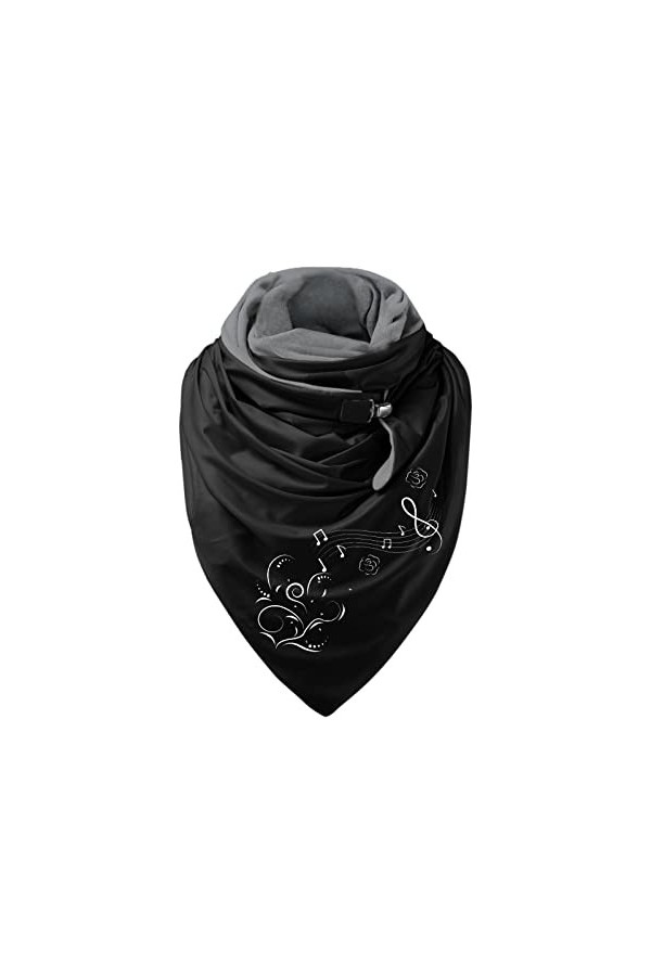 Kryolipolyse Foulards Mode Impression Décontractée Foulards Bouton Doux Wrap Foulards Femmes Écharpe Chaude Écharpe Hommes Bl