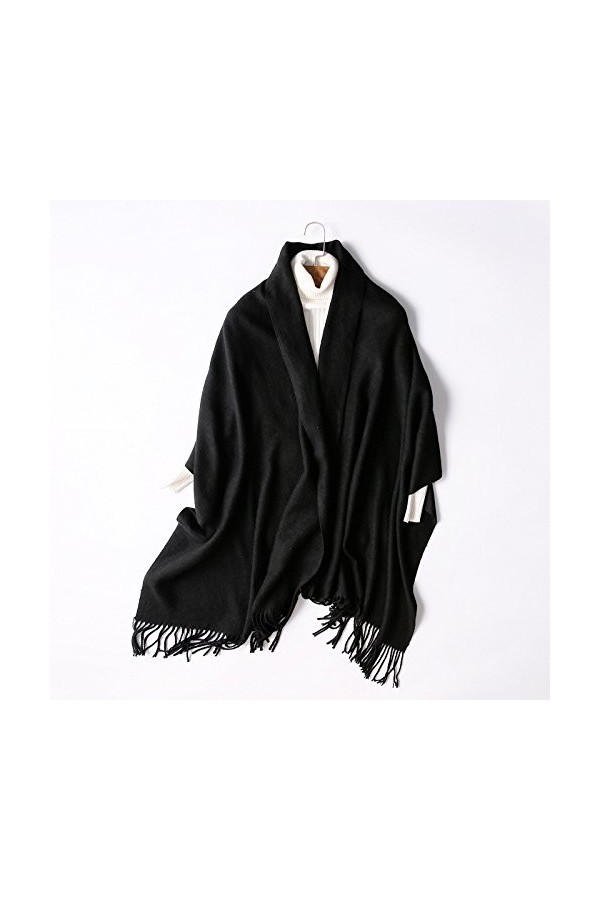 MEIbax Écharpe Triangle Femme Hiver En Coton - Chaud Enveloppe Douce Écharpes Foulard Imprimé Femme Chat Chale Femme Cachemir