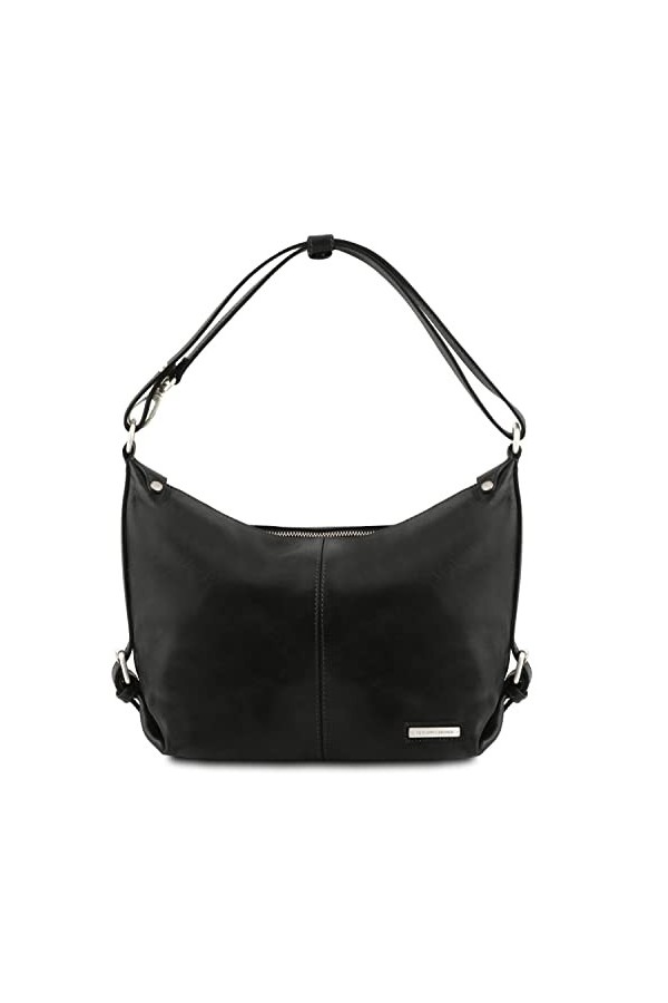 TUSCANY LEATHER Sabrina Sac boule en cuir Noir