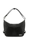 TUSCANY LEATHER Sabrina Sac boule en cuir Noir