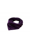 Unisexe Polyvalent Couleur Unie 45% Soie Bandana Foulard de tête Foulard Écharpe de Cou Rouge 