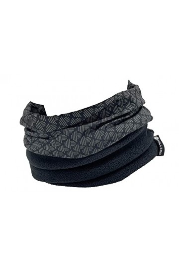 Hilltop Echarpe polaire multifonction Tour de cou moto - Snood - Echarpe tube pour homme et femme - 100% polyester - Motifs c