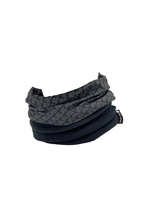 Hilltop Echarpe polaire multifonction Tour de cou moto - Snood - Echarpe tube pour homme et femme - 100% polyester - Motifs c