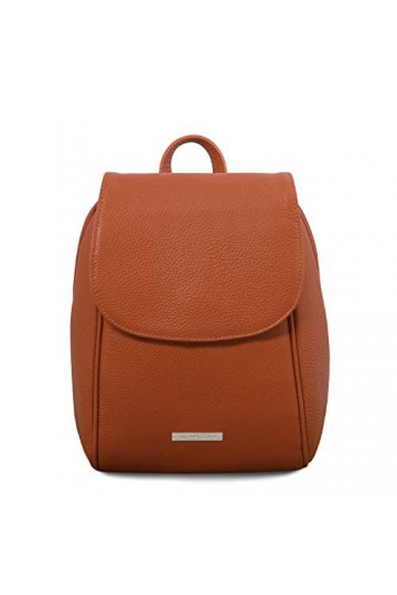 TUSCANY LEATHER TLBag Sac à dos en cuir souple Cognac
