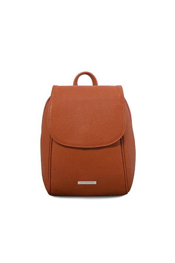 TUSCANY LEATHER TLBag Sac à dos en cuir souple Cognac