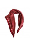 Élégant Foulard Soie Comme Écharpe Carré Satin Cheveux Foulard Foulards Pour Femmes 70 x 70 cm