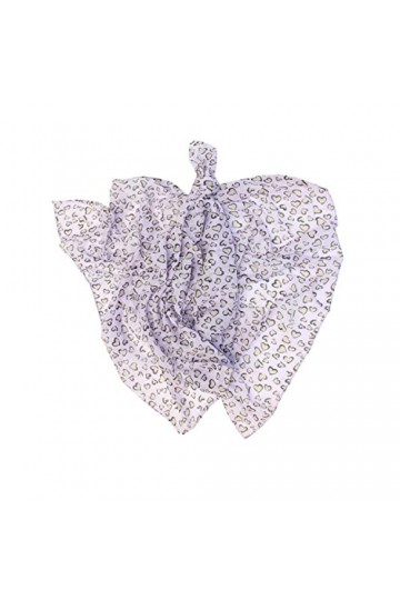 KIKKA MIA - 80 % coton 20 % soie imprimé - écharpe femme fabriquée en Italie - Foulard élégant accessoire écharpe de haute qu