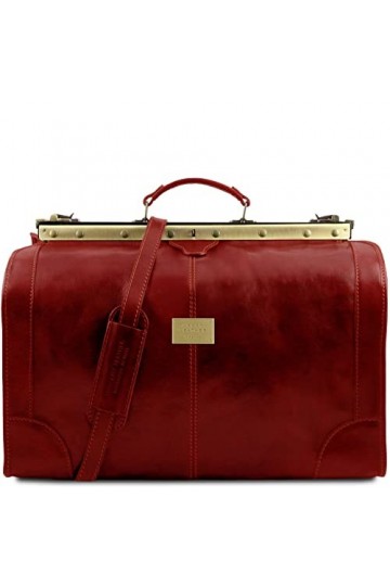 Tuscany Leather Madrid - Sac de Voyage en Cuir - Grand modèle - TL1022 Rouge 