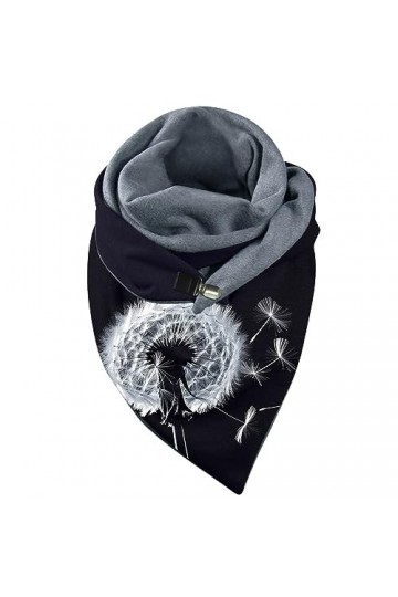 Écharpe dhiver pour femme - Écharpe triangulaire chaude - Écharpe dautomne pour femme - Avec foulard triangulaire géométriq