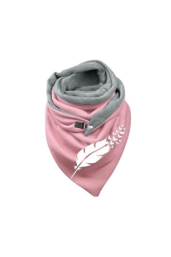 Foulard en mousseline femme noir écharpes enveloppantes impression douce mode chaud décontracté femmes foulards boutons échar