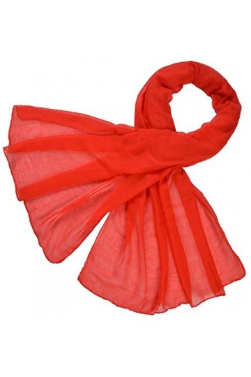 Miobo Foulard boucle, couleur unie, 70 x 180 cm, printemps, été, automne, Noir rond., 180x70cm