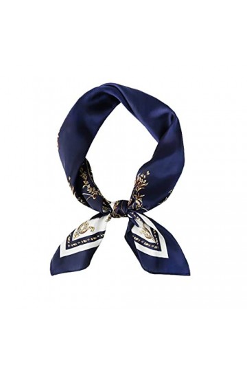 Bllatta Foulard Polyester Femme Carré de Soie Foulard Fichus et Foulards de tête Echarpes