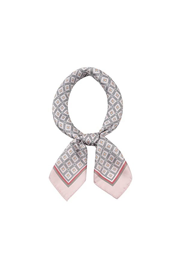 RIIQIICHY Petit Foulard Carré de Soie Multi-motifs pour Femmes Accessoires Élégants 70 * 70cm