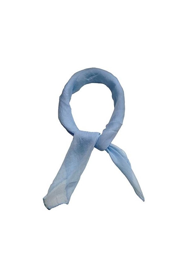 Topmode Foulard carré 70cm couleur unie Femmes/Enfants Bordeaux 