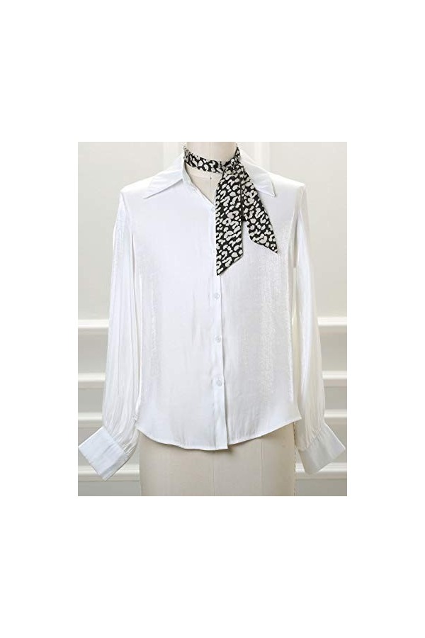 Allegra K Écharpe Skinny Motif Imprimé Animal Léopard Foulards Long Cou Bandeau Pour Femme Noi Taille unique