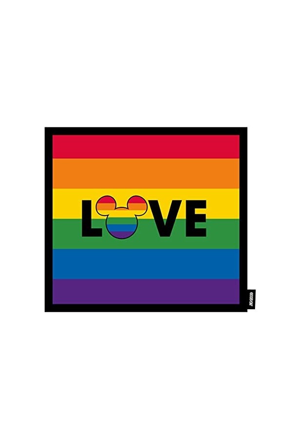 Cerdá - Foulard multicolore de la collection Disney Pride - Licence officielle Disney