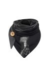 KUKICAT Écharpe Triangle Femme Chaud Élégant Foulard en Coton Imprimé Pissenlit Chic Châle Vintage Mode Scarf Hiver Pas Cher