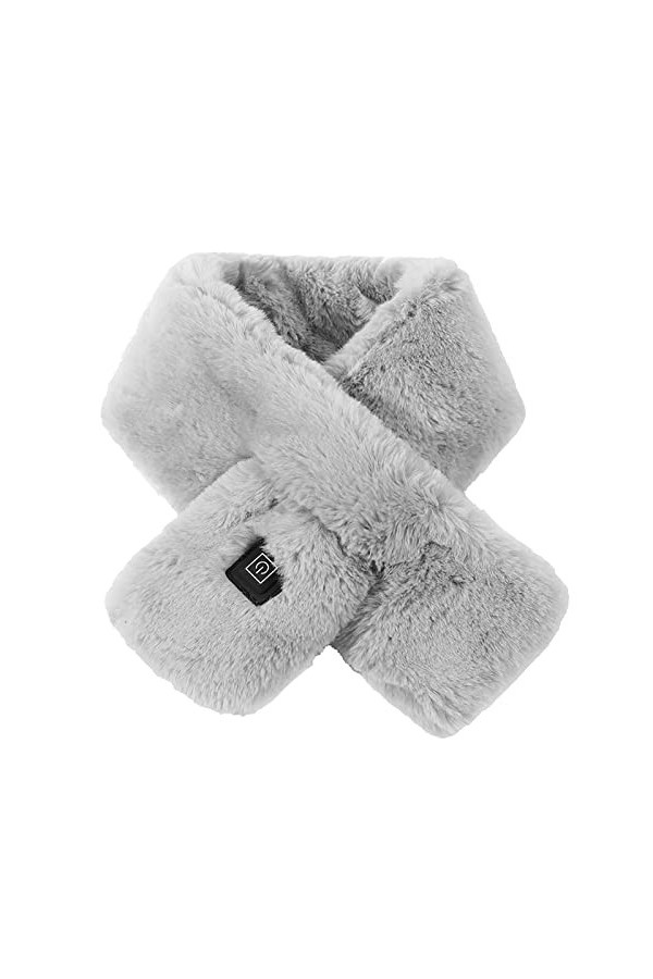 Enfants Echarpe Hiver Echarpe de Cercle Cache-cou Chaud Cache-col en Fausse Fourrure de Lapin Epais Enfants 0 à10 ans Echarpe