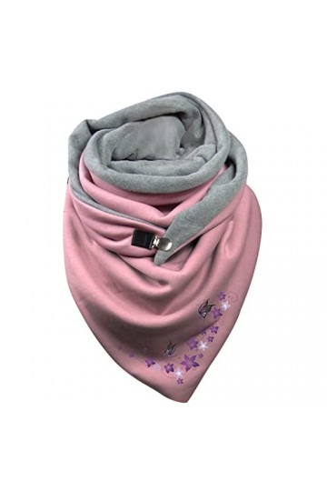 LANSKIRT Echarpes Femme Châle Chaud Triangle Châle Wrap à Boucle Comfortable Imprimé Pissenlit Echarpe Chaude Mode Grosse Ech