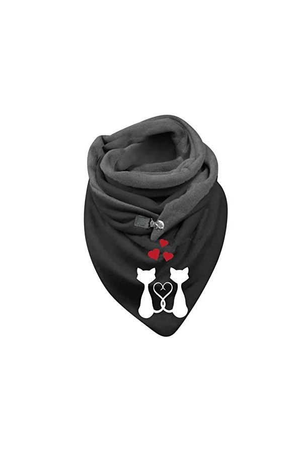 Foulards colorés Écharpes Bouton Décontracté Chaud Doux Foulards Mode Impression Wrap Femmes Écharpe Thermique Bébé Garçon Hi