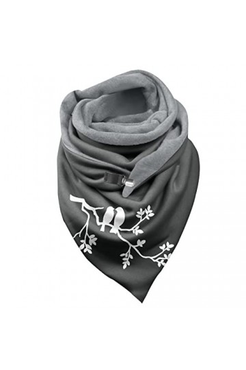 Foulard Femme Rouge Hiver Mode Écharpe Coton Chaud Foulard Foulard Écharpe et Gants Femme, d, taille unique