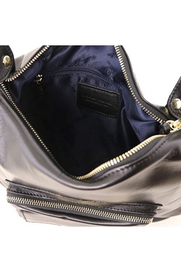 Tuscany Leather TL Bag - Sac en Cuir Convertible en Sac à Dos - TL141535 Noir 