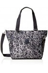 Kipling New Shopper S, Cabas femme, Multicolore Navy Stick Print , 42x27x13 cm B x H T 