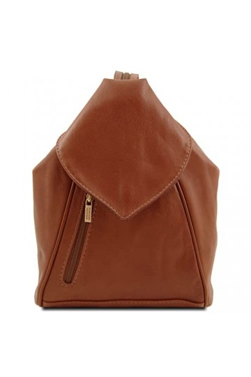 Tuscany Leather. - Delhi - Sac à dos en cuir - TL140962 COGNAC 