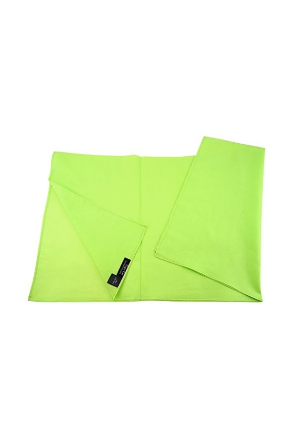 TigerTie Foulard pour femme en couleur unie – Dimensions : 60 x 60 cm – 100 % coton, lilas, Größe: ca. Länge 60 cm, Breite 60