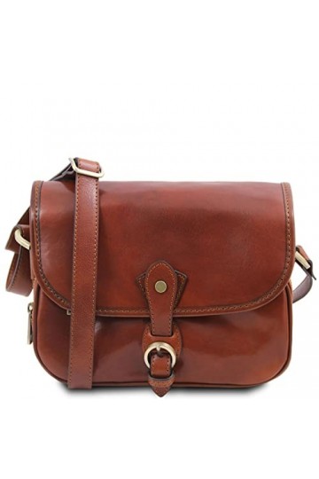 TUSCANY LEATHER Alessia Sac bandoulière en cuir Miel