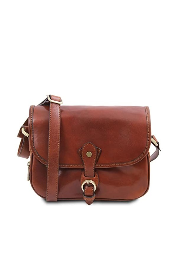 TUSCANY LEATHER Alessia Sac bandoulière en cuir Miel