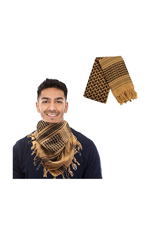 PFLYPF 1 écharpe kaki en coton triangle anti-poussière, crème solaire et respirante, disponible pour hommes et femmes, convie