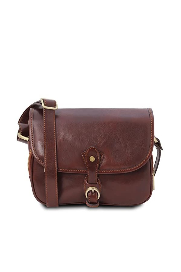 TUSCANY LEATHER Alessia Sac bandoulière en cuir Miel