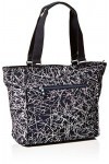 Kipling New Shopper S, Cabas femme, Multicolore Navy Stick Print , 42x27x13 cm B x H T 