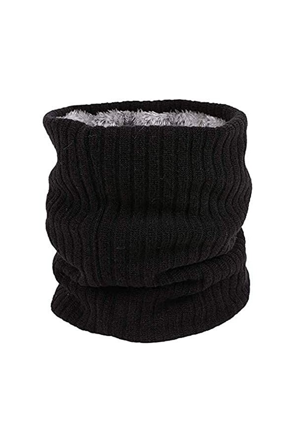 Écharpe Femme et Homme Tour de Cou Chaud Tricot Hiver Foulard Unisexe Cache-Cou Tricoté Echarpe pour Ski Moto Bicyclette Esca