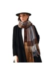 DURINM Écharpe Femme Cachemire Hiver Chaud Écharpe Femme Plaid Hiver Automne Longue Oversize Foulard Confortable Tissu Grand 