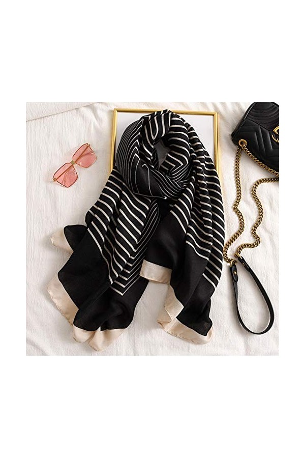 LCUK Marque de Luxe Femmes écharpe en Coton Grands châles Hijab Foulard Conception Impression Dame Plage volé Foulards