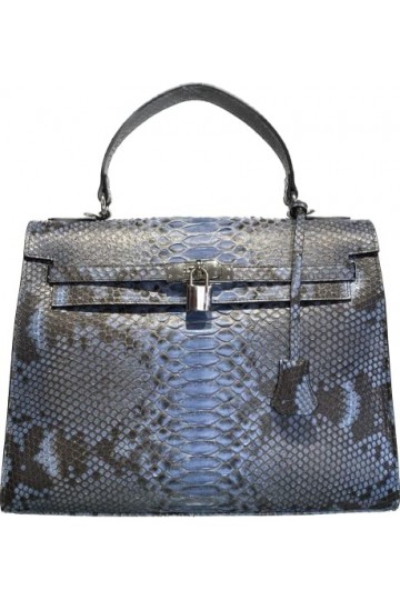 GOTELLI tuscany mood SAC PITONE FEMME, bleu