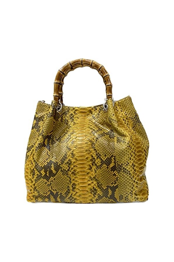 GOTELLI tuscany mood Sac python femme, Or