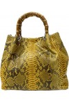 GOTELLI tuscany mood Sac python femme, Or